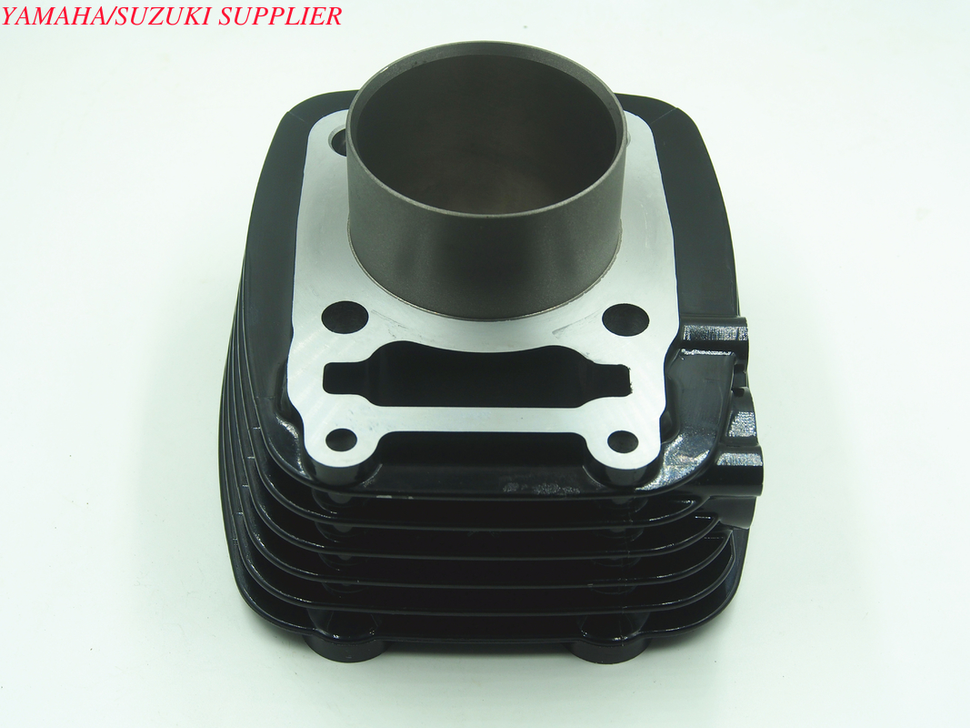 Black Durable Motorcycle Cylinder Block 67mm Bore Diameter One Year Warranty