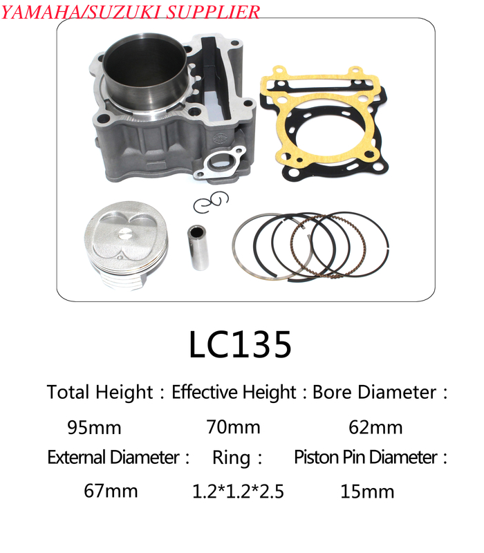 Yamaha motorcycle cylinder kit of Lc135  for engine parts