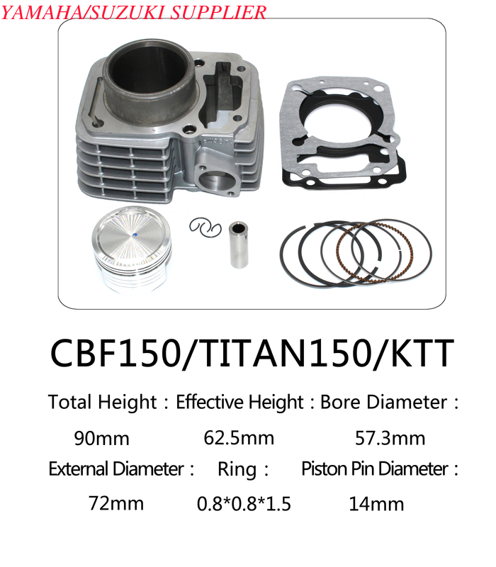 CBF150--motorcycle cylinder kit of motorcycle spare parts for Honda