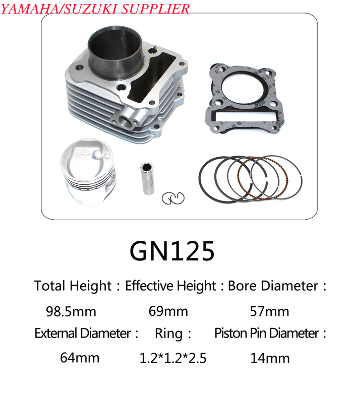 New kind of Durable Suzuki motorcycle cylinder kit for GN125